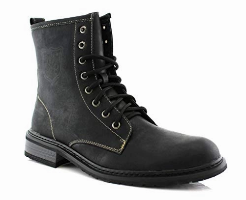 Men's 919674 Tall Ankle High Military Combat Fashion Dress Boots Adidas Terrex Ax3 Hiking Shoe