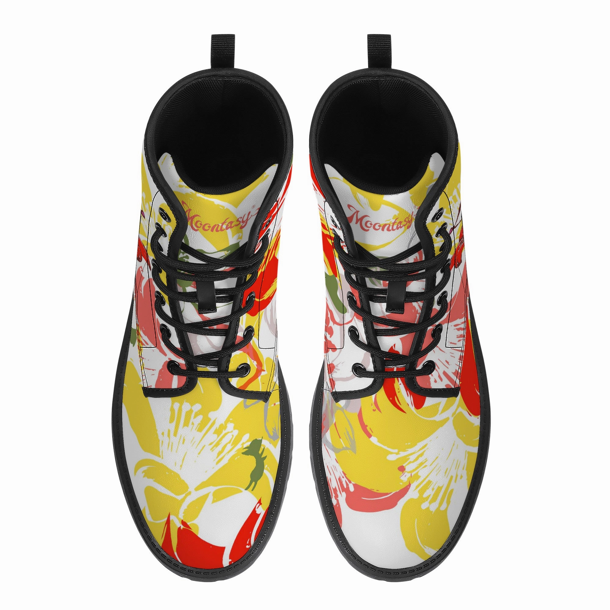 Heroflower Vegan Leather Boots (No Chinese characters Adidas Banned Running Shoes