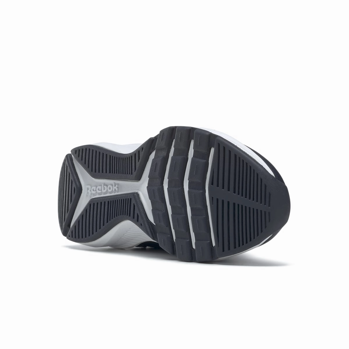 Bounce Tech Sporty Edge REEBOK GW6731 EQUAL FIT KID'S (Medium) Navy/Navy/White Synthetic & Textile Running Shoes