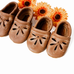Celebrity Legs And High Heels Sepia, Caramel DAISY SANDALS Shoes Baby and Toddler