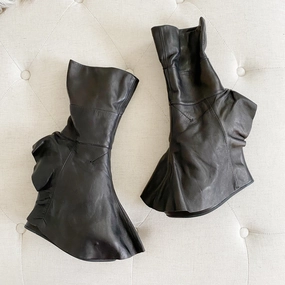 Adidas With The 3 Stripes Shoes Camilla Skovgaard 120mm Covered Toe Boot Wedges 38