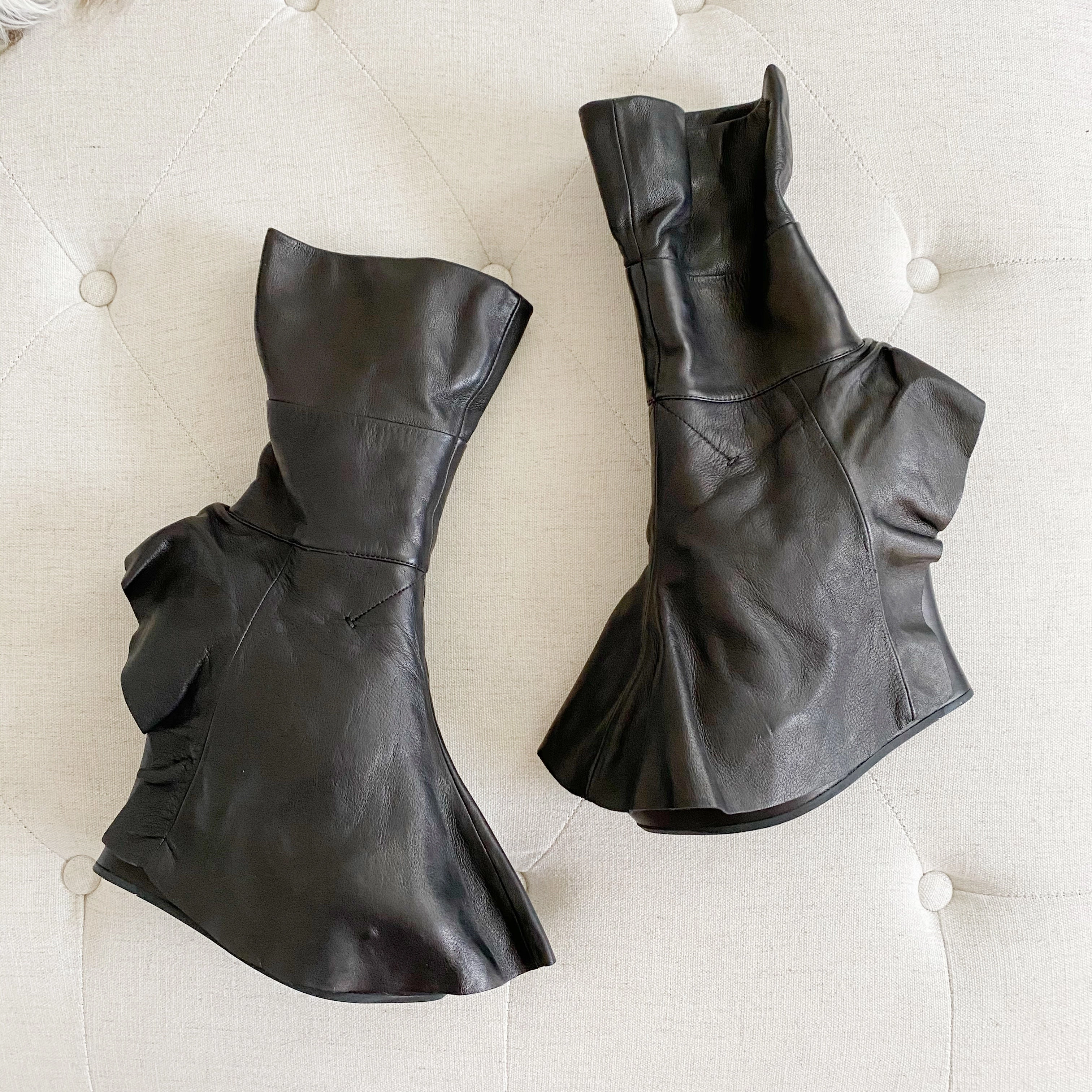 Camilla Skovgaard 120mm Covered Toe Boot Wedges 38 Campus 00s Adidas Shoes