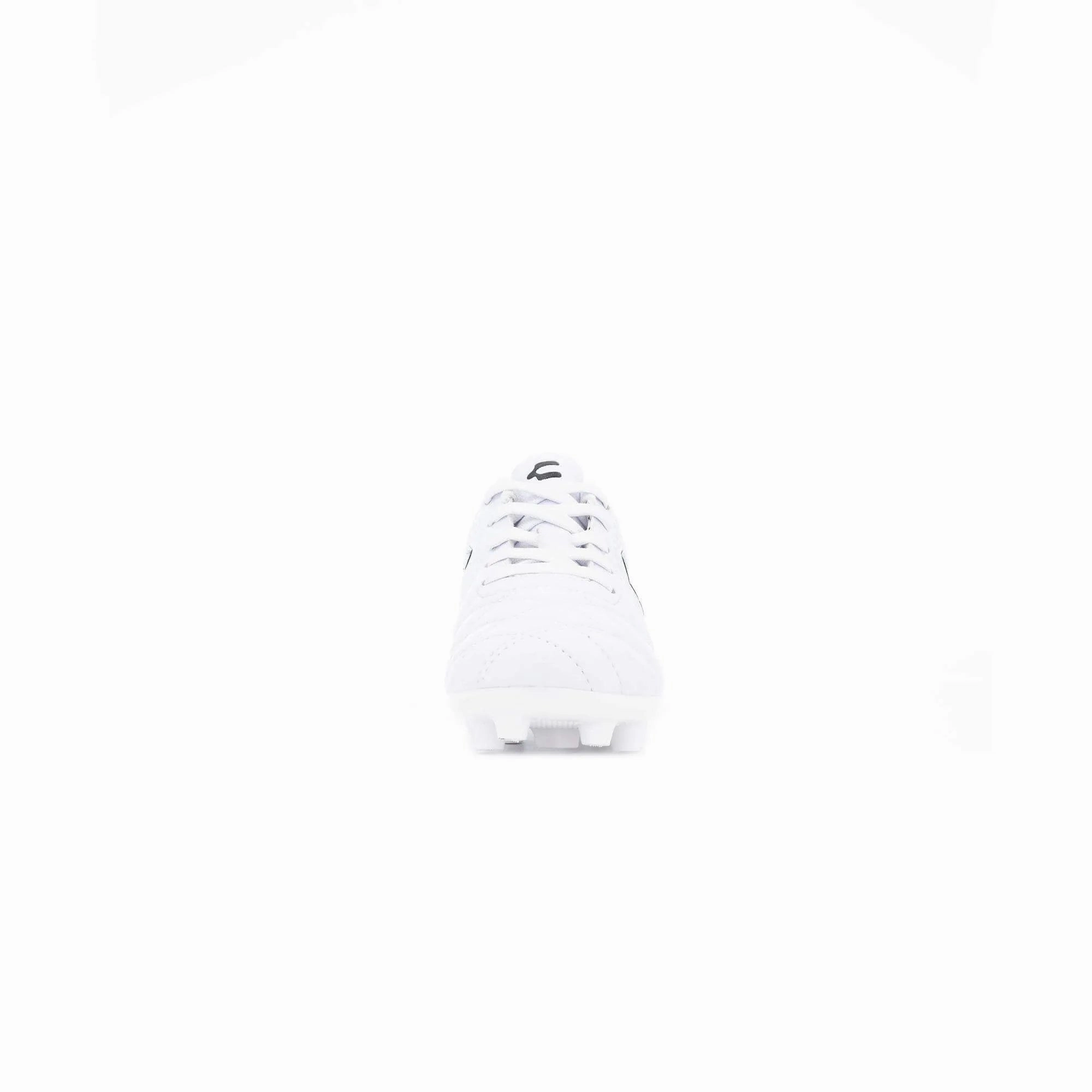 Most Beautiful Soccer Cleats Charly Kids Legendario YT FG Firm Ground Soccer Cleats - White/Black