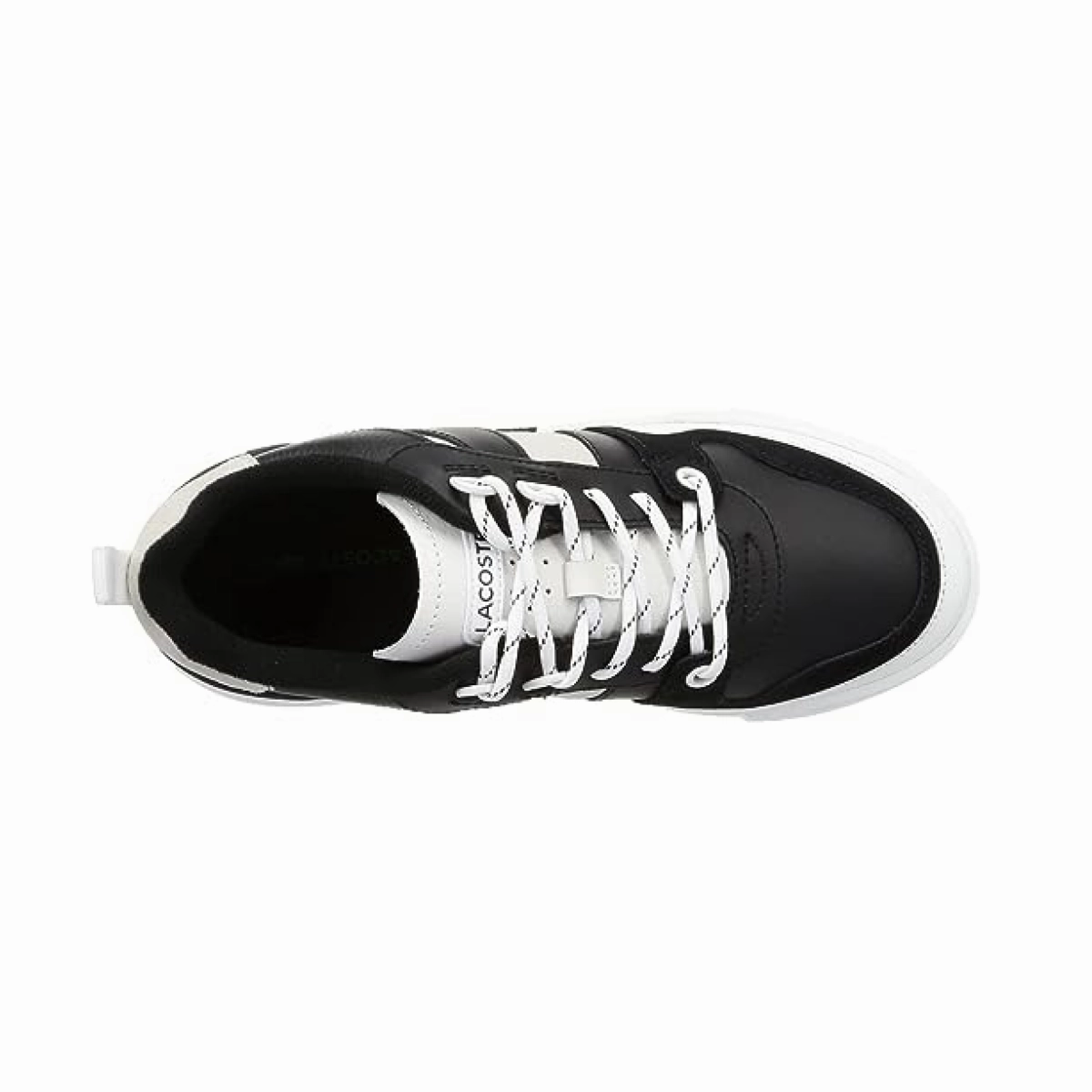 LACOSTE 7-44SFA0112312 L002 222 WMN'S (Medium) Black/White Leather Lifestyle Shoes Costume Run Solid colors