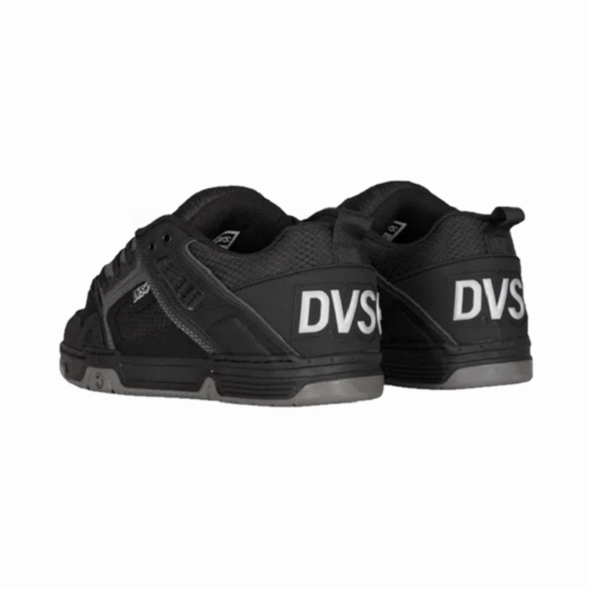 DVS F0000029985 COMANCHE MN'S (Medium) Black/Charcoal Leather & Nubuck Skate Shoes Calm Walk