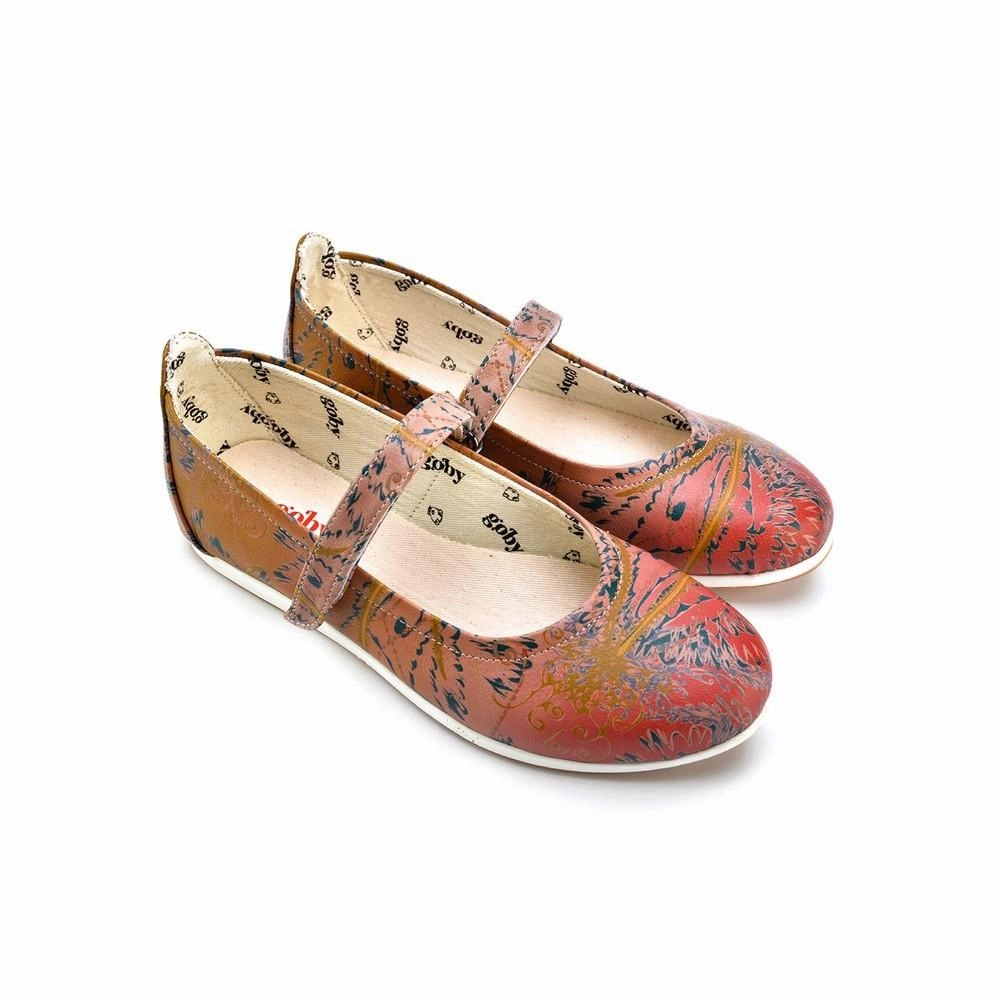 Fashion Glow Galaxy Tone Ballerinas Shoes GOB111