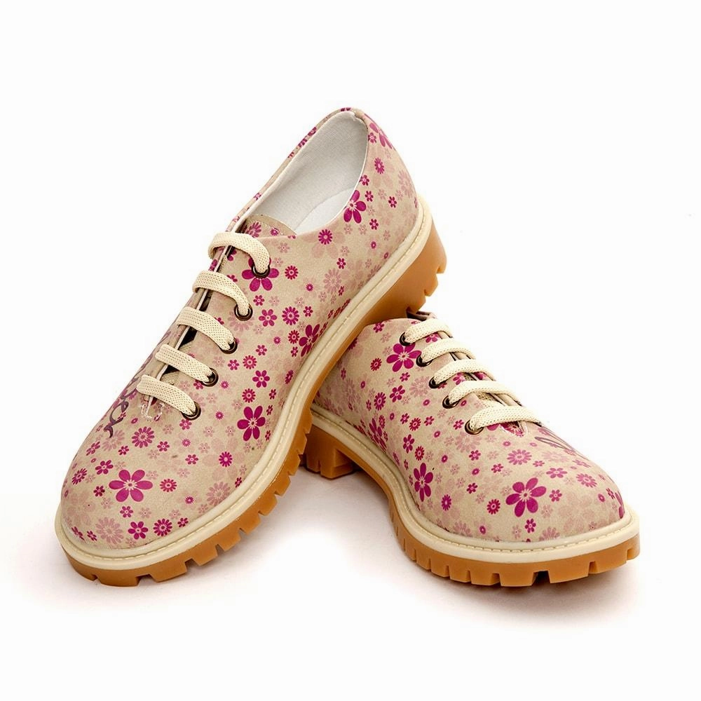 Lovely Flower Oxford Shoes TMK6505 Chic Cool Comfort Stand
