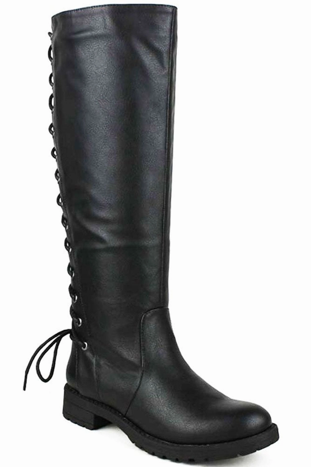 Rain Boot Sizing Back Lace Up Knee High Boots Winter Boots Womens Vegan