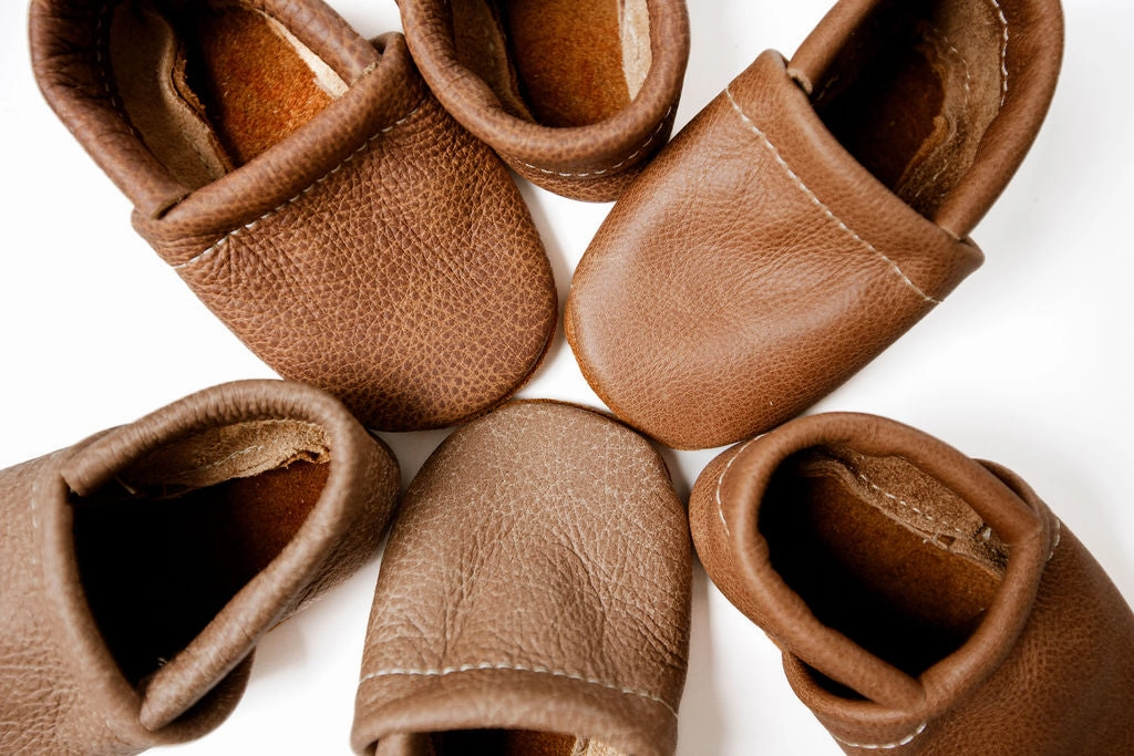 Sepia, Caramel, Chai Leather LOAFERS Shoes Baby and Toddler