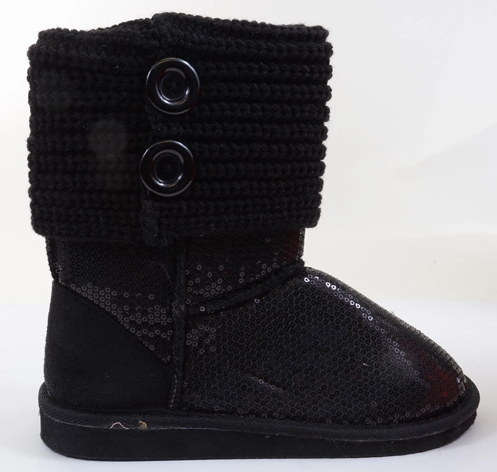 Sequin Crochet Slouchy Knit Sweater Button Flat Boot Black Adidas Supernova Ease Running Shoes