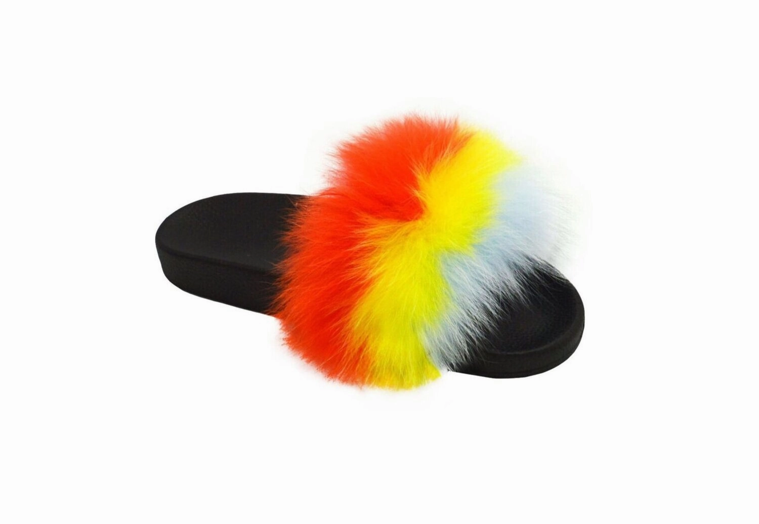 Slippers Casual Wholesale Kids Fluffy Faux Fur Strap Slippers Savannah NGDK