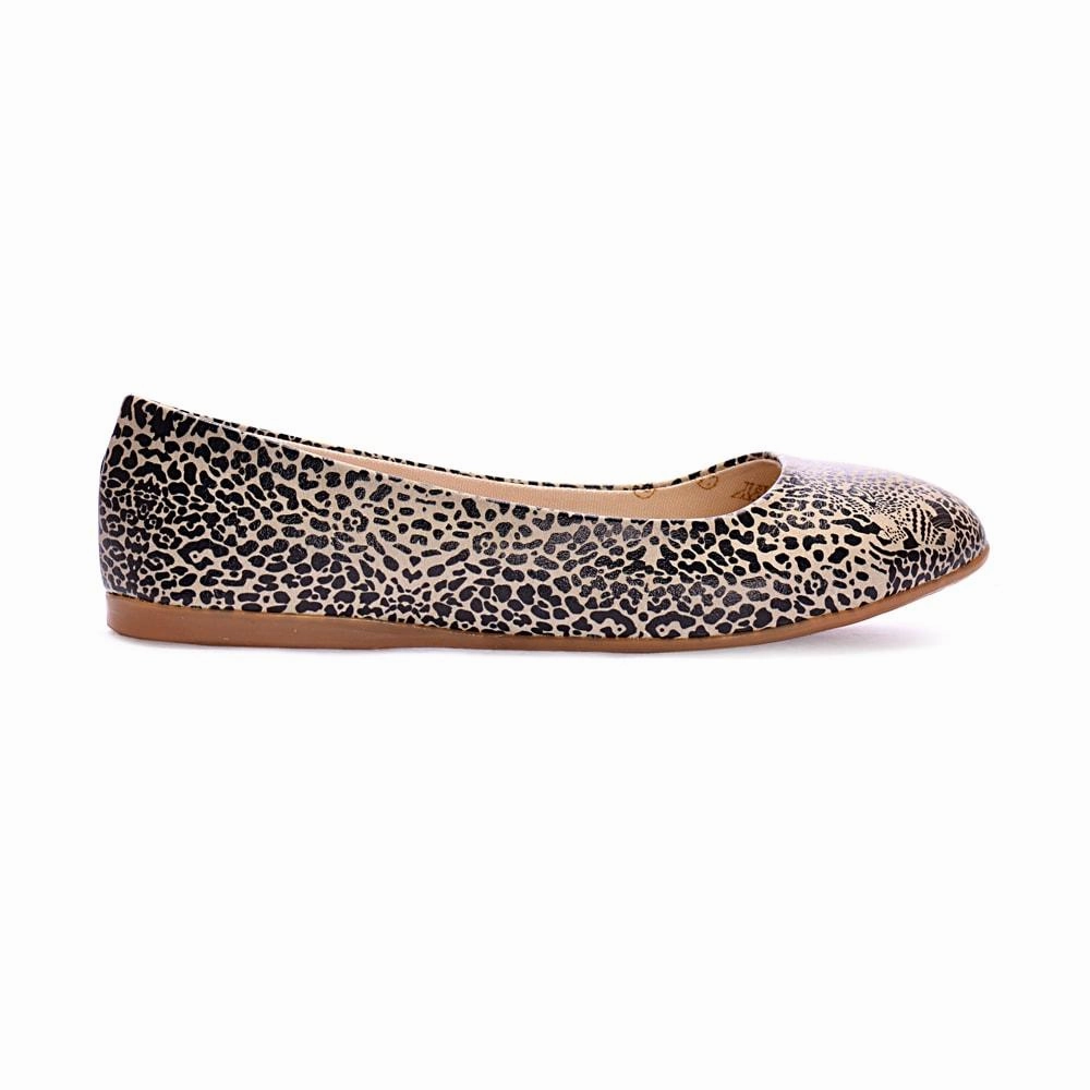 Leopard Look Ballerinas Shoes 1089 Pastel tone Dream Path