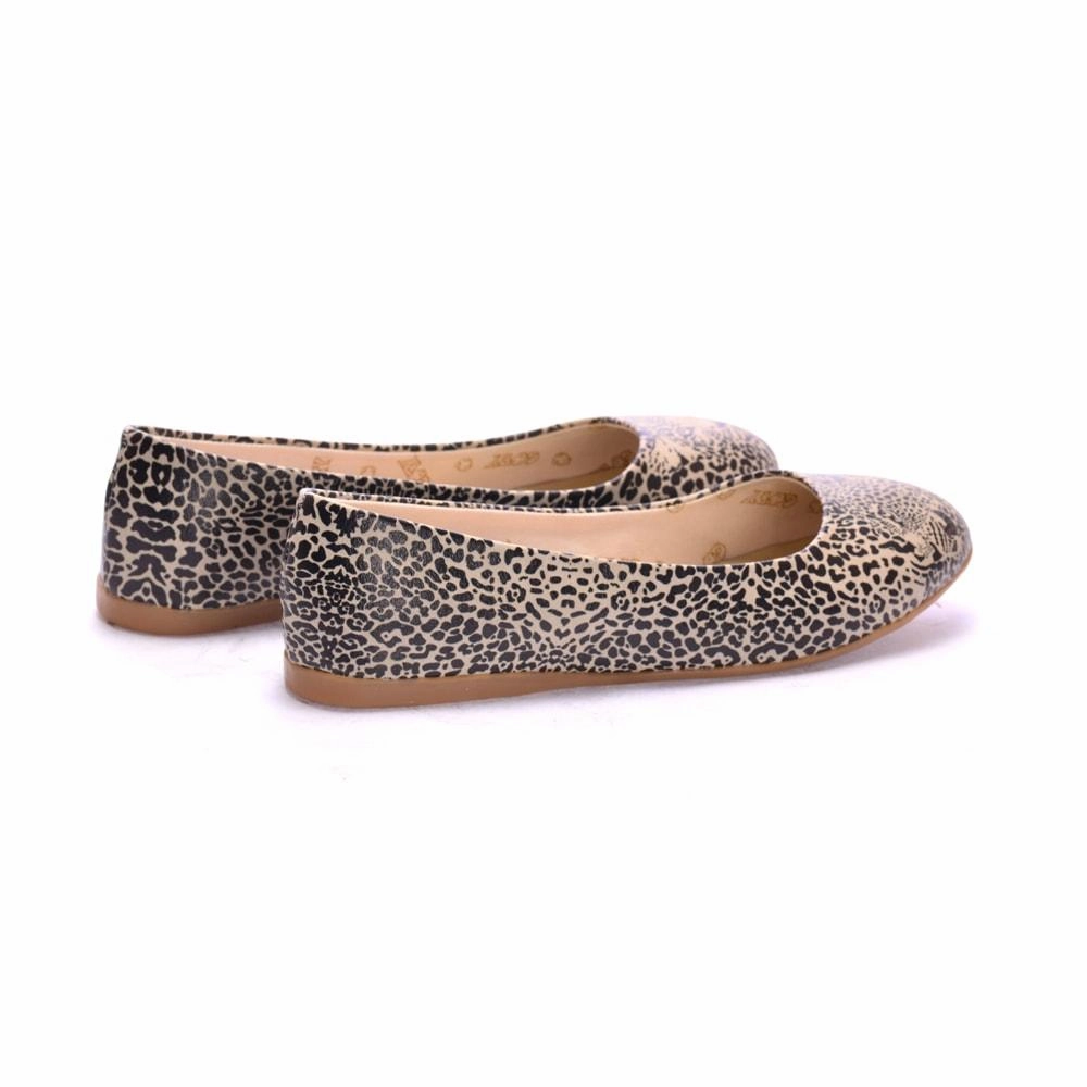 Leopard Look Ballerinas Shoes 1089 Celebrity Vibe