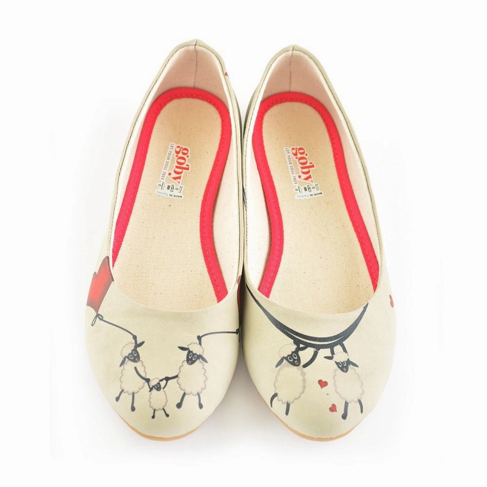 Sheep Love Ballerinas Shoes 1029 Park Step