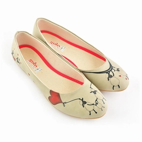 Ring Walk Teen Edge Sheep Love Ballerinas Shoes 1029