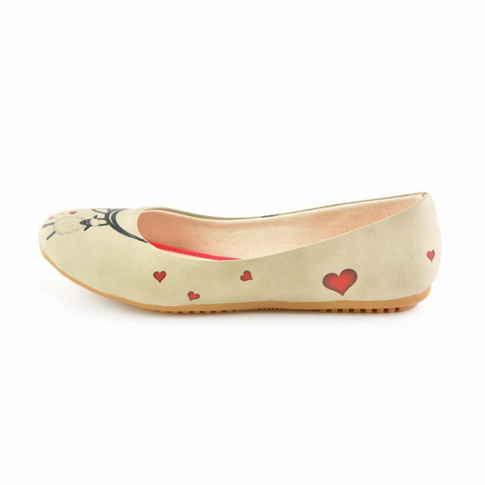 Sheep Love Ballerinas Shoes 1029 Brave Walk Gloss Finish
