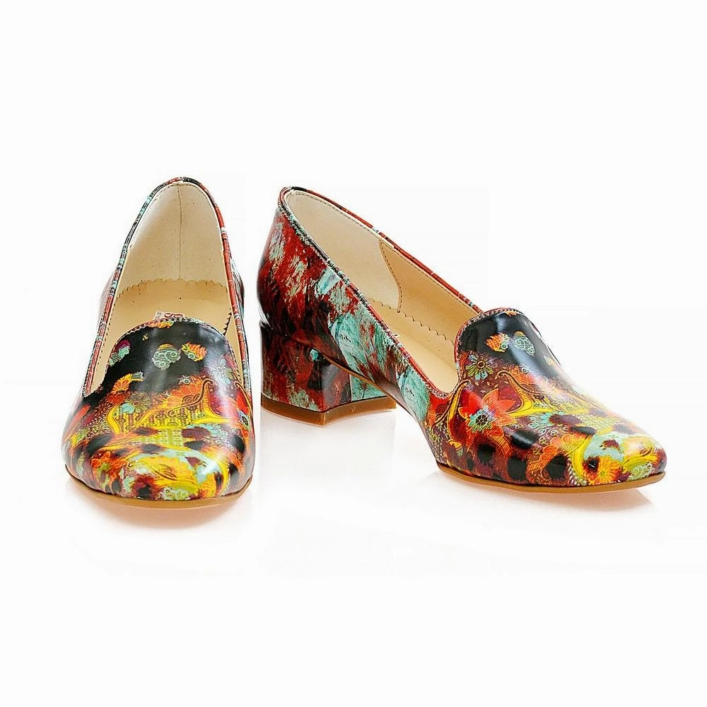 Art Career Heel Shoes WDB105 mesh construction Modern Bold