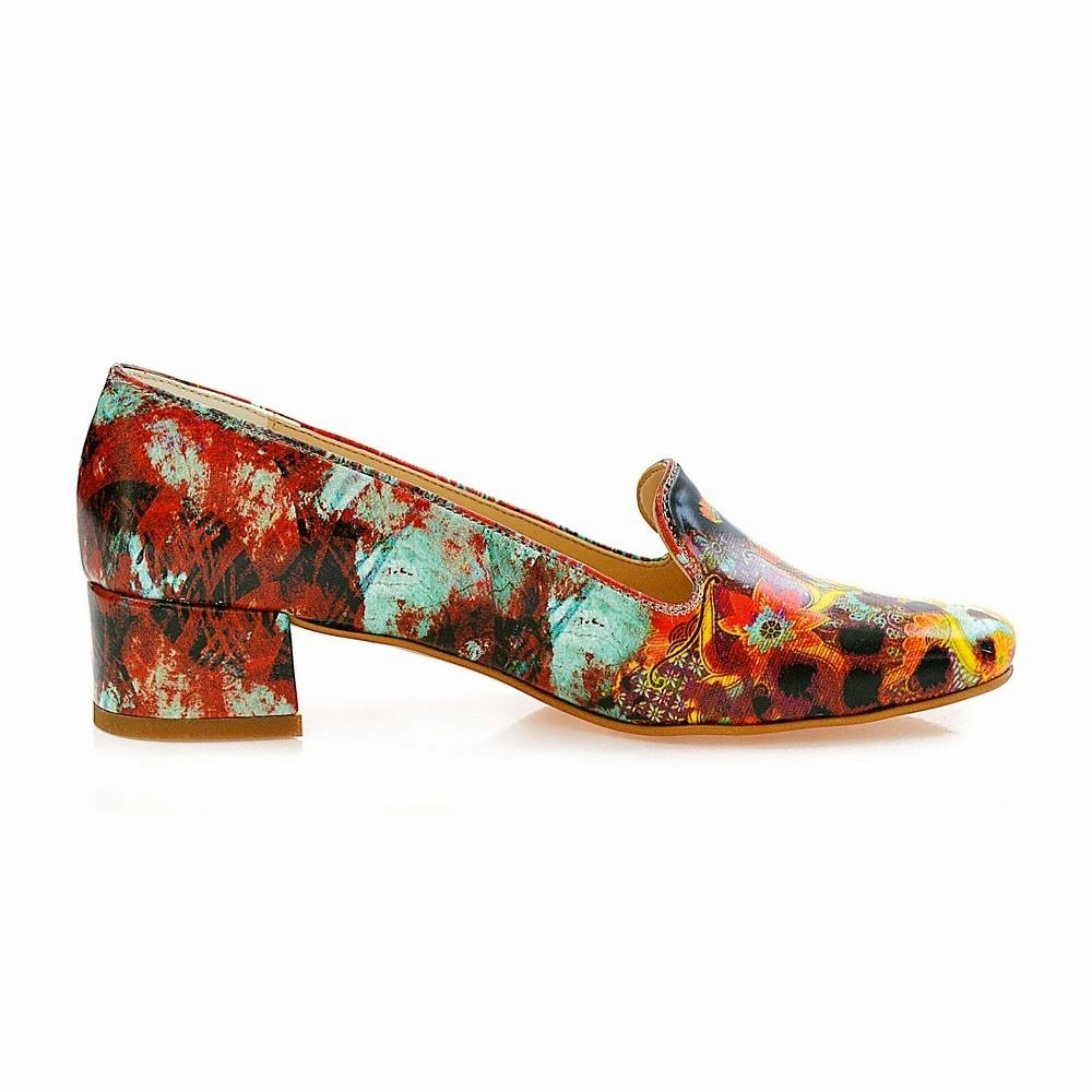 Soft Interior Street Mood Art Career Heel Shoes WDB105