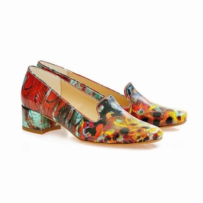 Art Career Heel Shoes WDB105 Polish Look Fairy Step