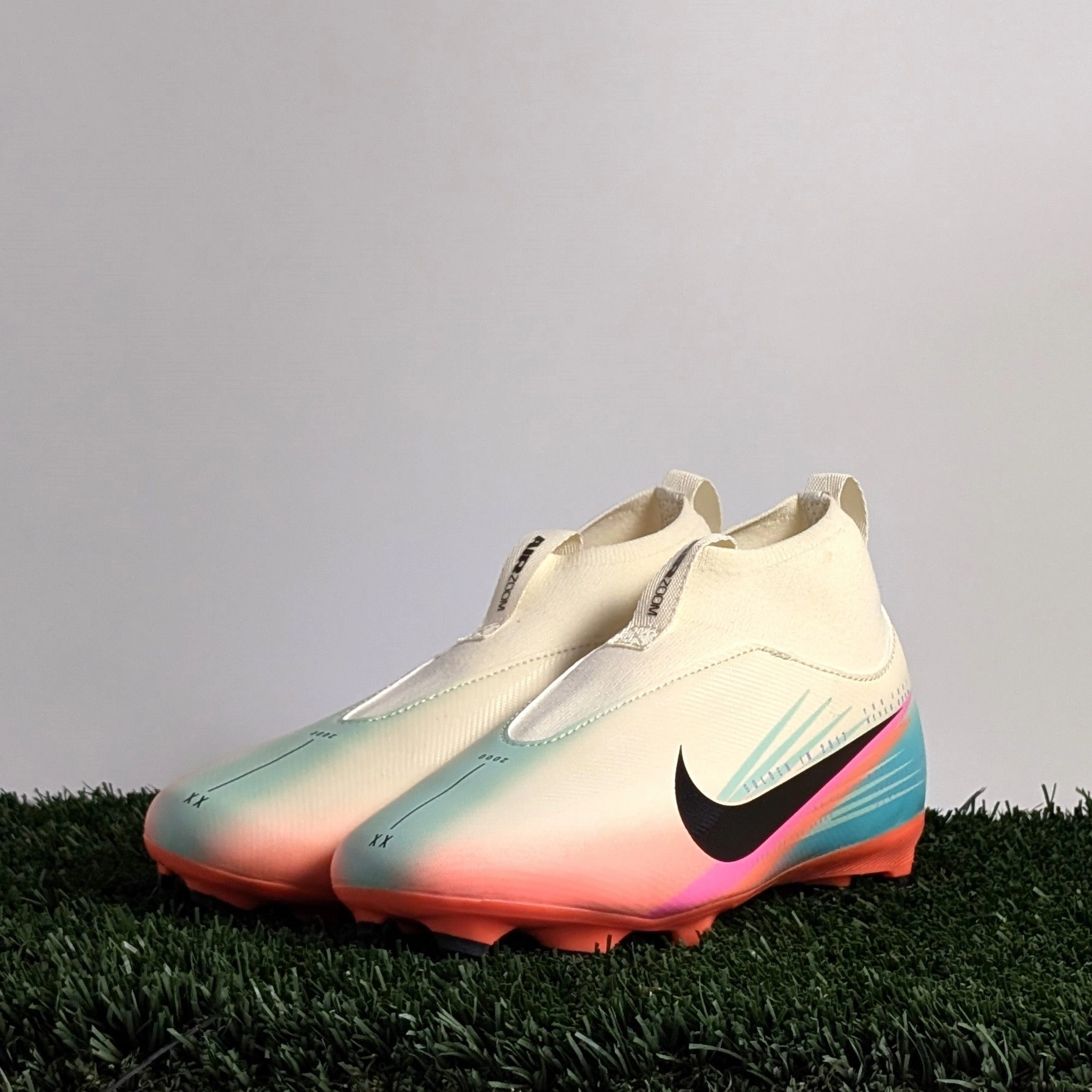 2010 World Cup Soccer Cleats Nike Jr ZM Superfly 10 ACAD FG/MG SK - IB4439-100