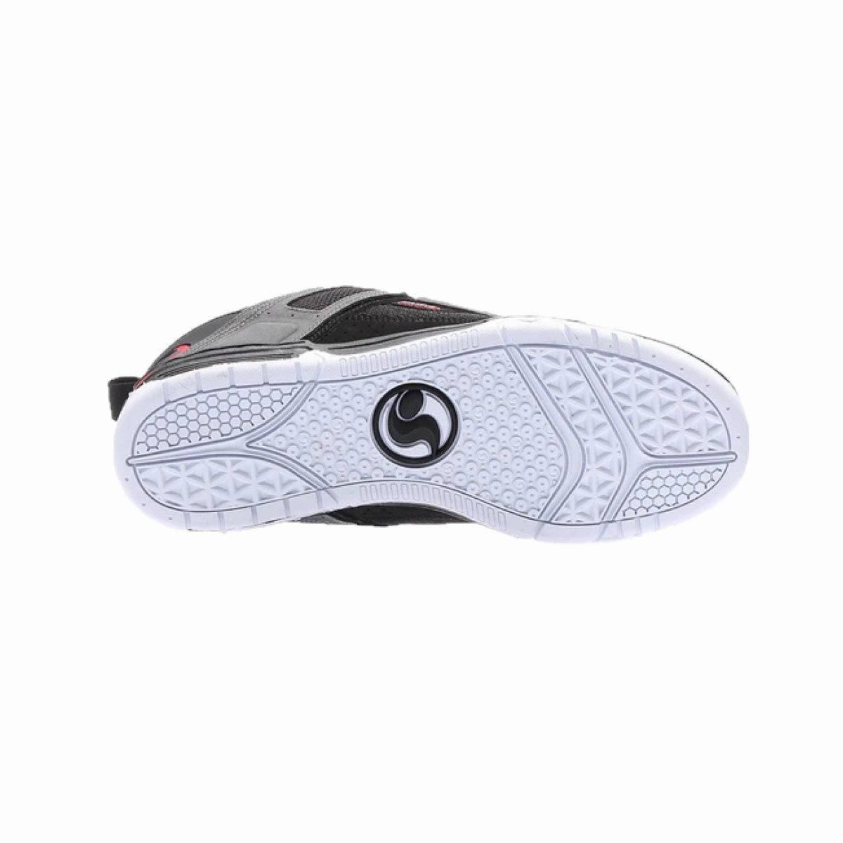 DVS F0000029998 COMANCHE MN'S (Medium) Black/Charcoal/Fiery Red Leather & Nubuck Skate Shoes Fresh Comfort Run Club