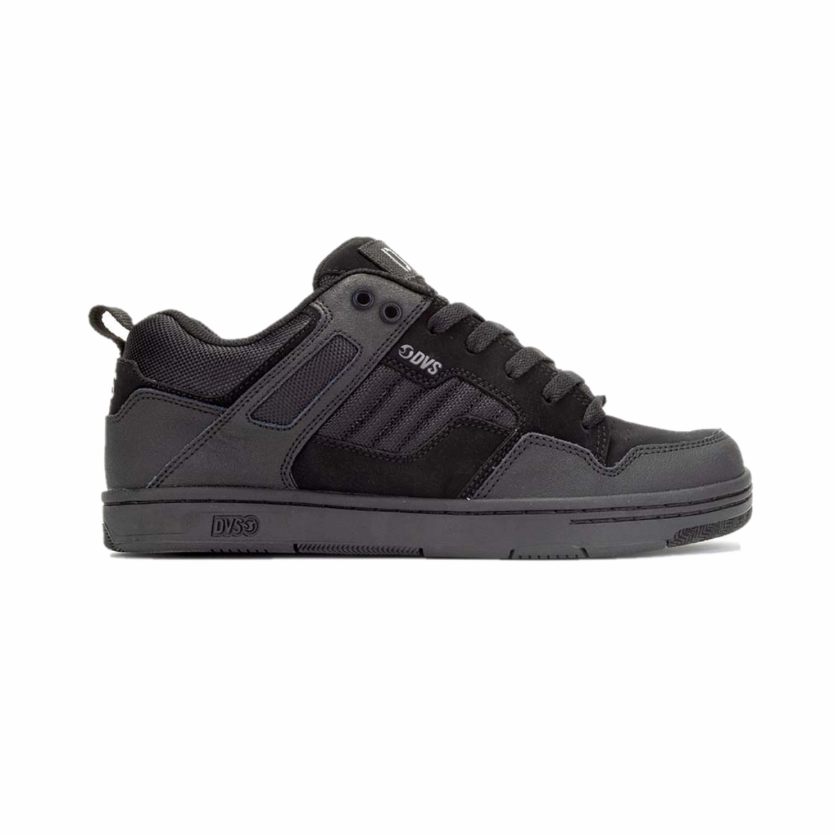 DVS F0000278016 ENDURO 125 MN'S (Medium) Black/Charcoal Leather & Mesh Skate Shoes Child Pace