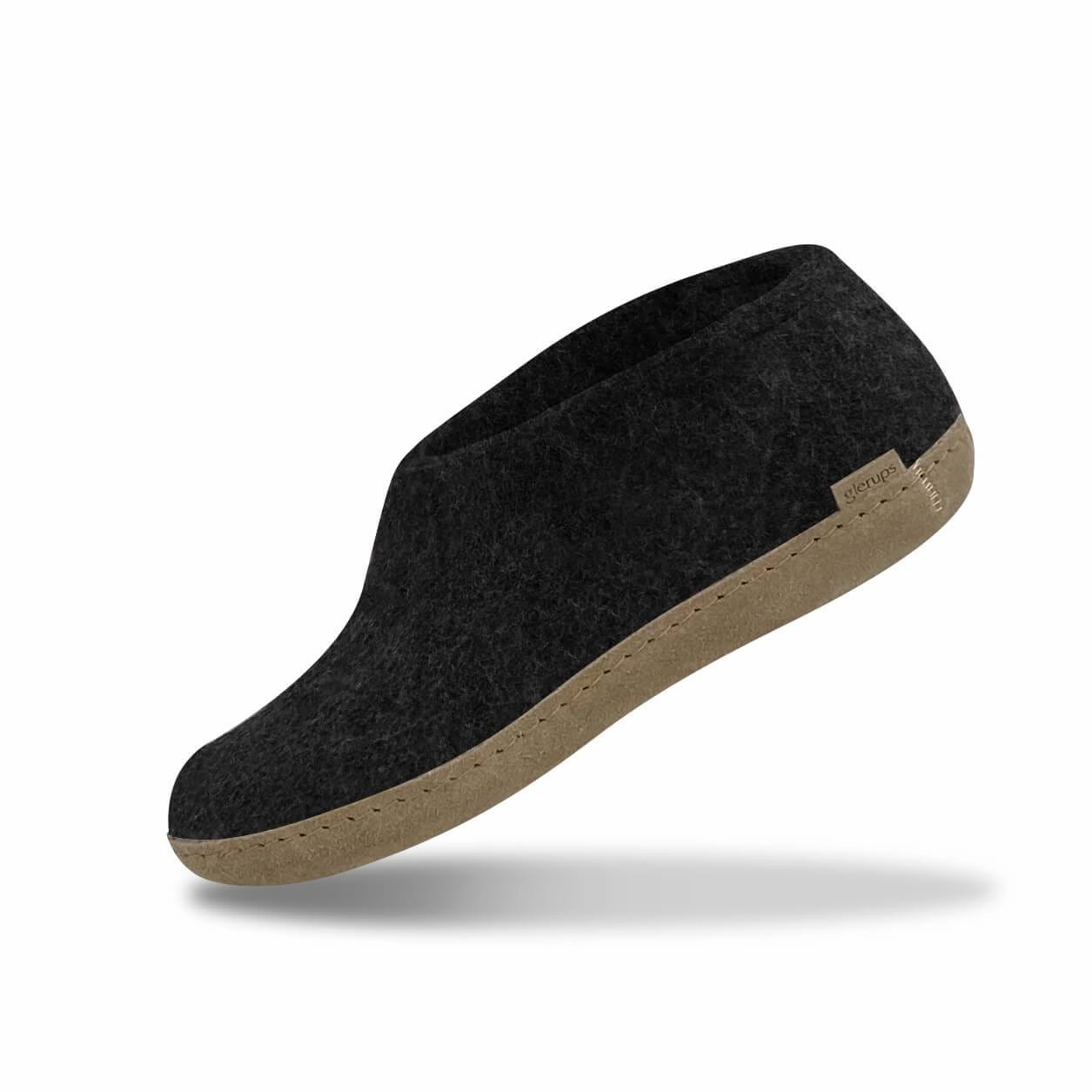 Shoe with leather sole - Charcoal Lightweight Flexibility