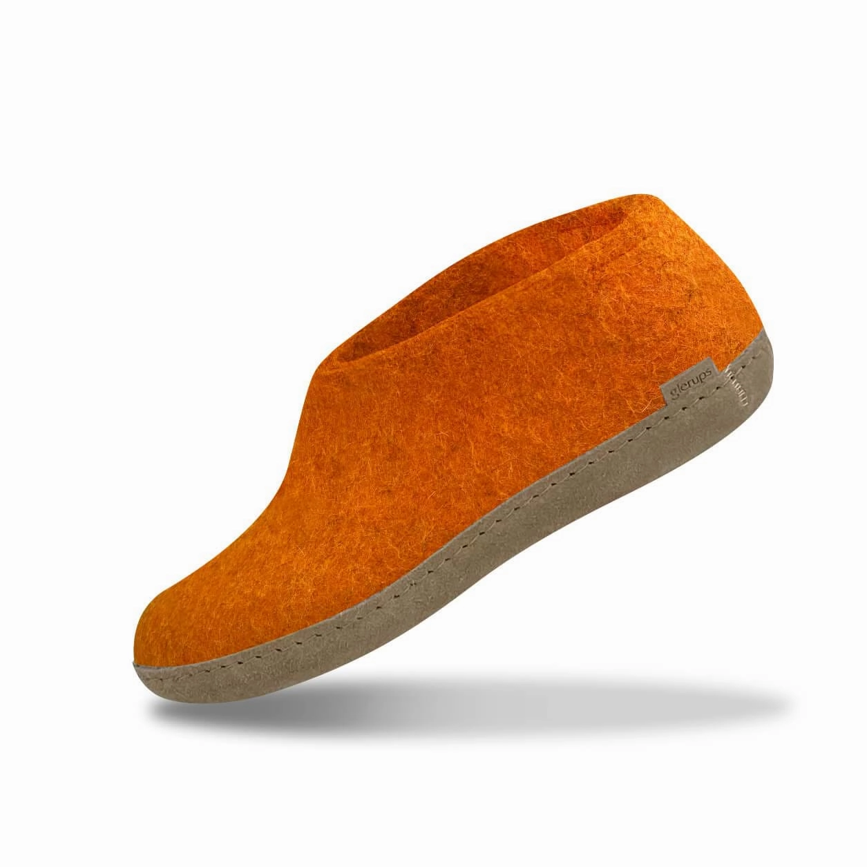 Ergonomic Style Shoe with leather sole - Orange