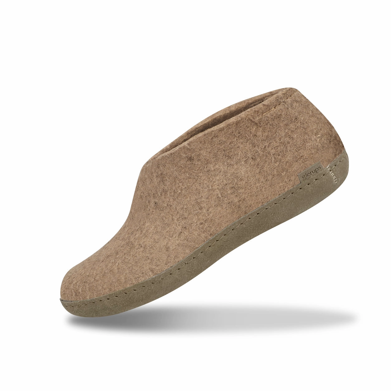 Shoe with leather sole - Sand Flexible Motion Ease Resistant Arch