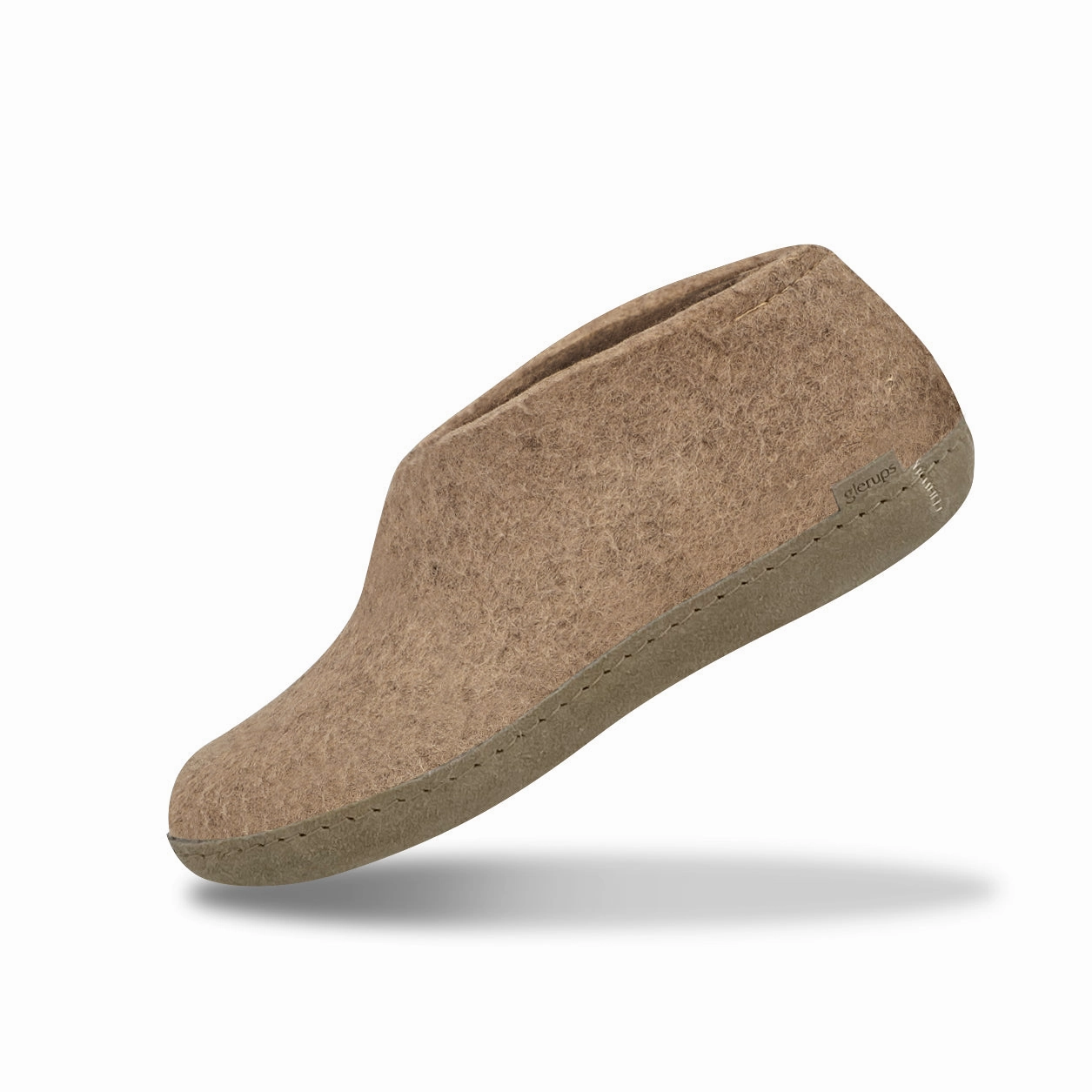 Shoe with leather sole - Sand Ergonomic Padding Durable Slip On