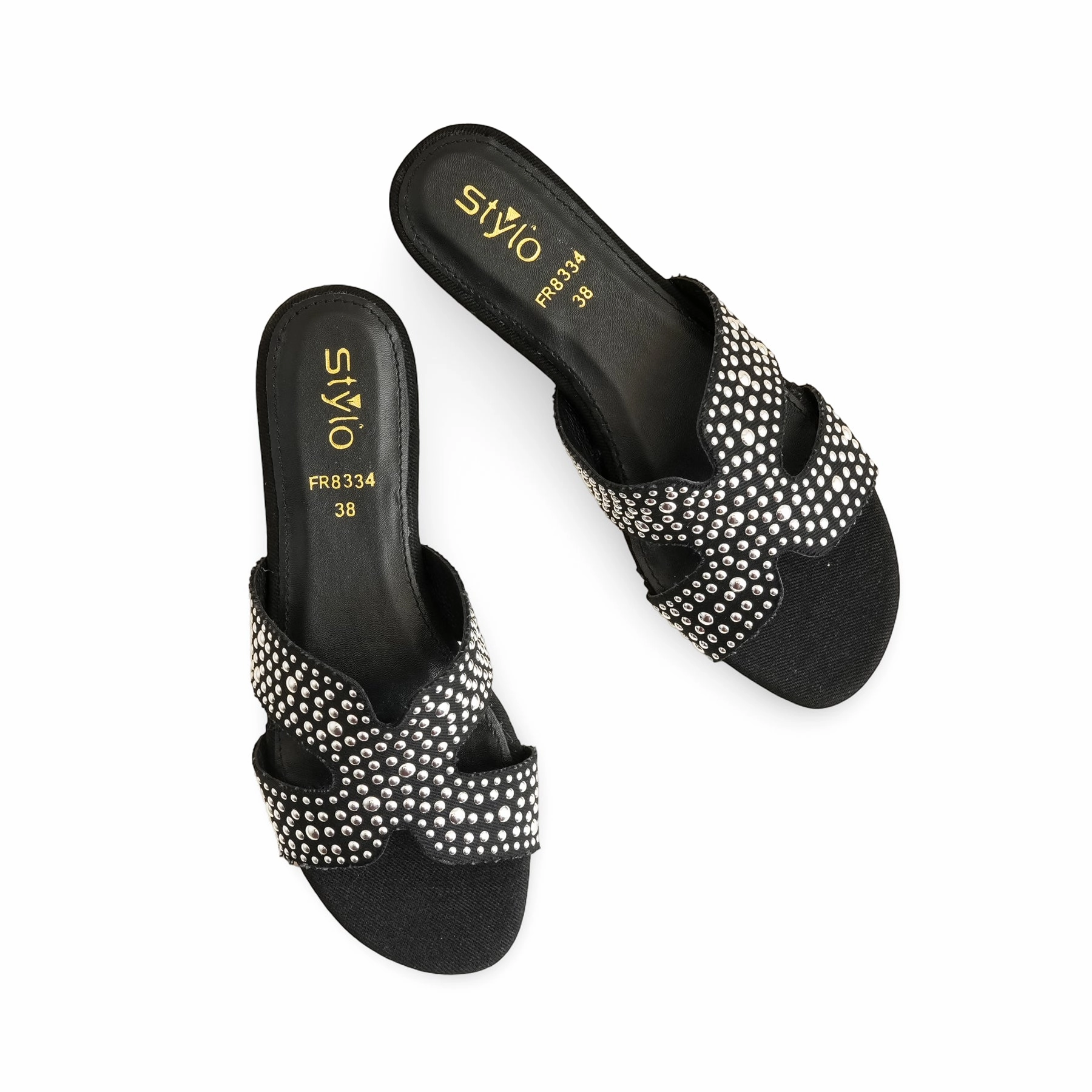 Kitty Slippers Black Formal Slipper FR8334