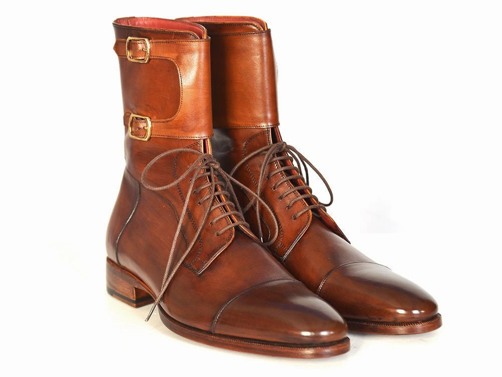 Adidas 4d Krazed Shoes Paul Parkman Men's High Boots Brown Calfskin Shoes