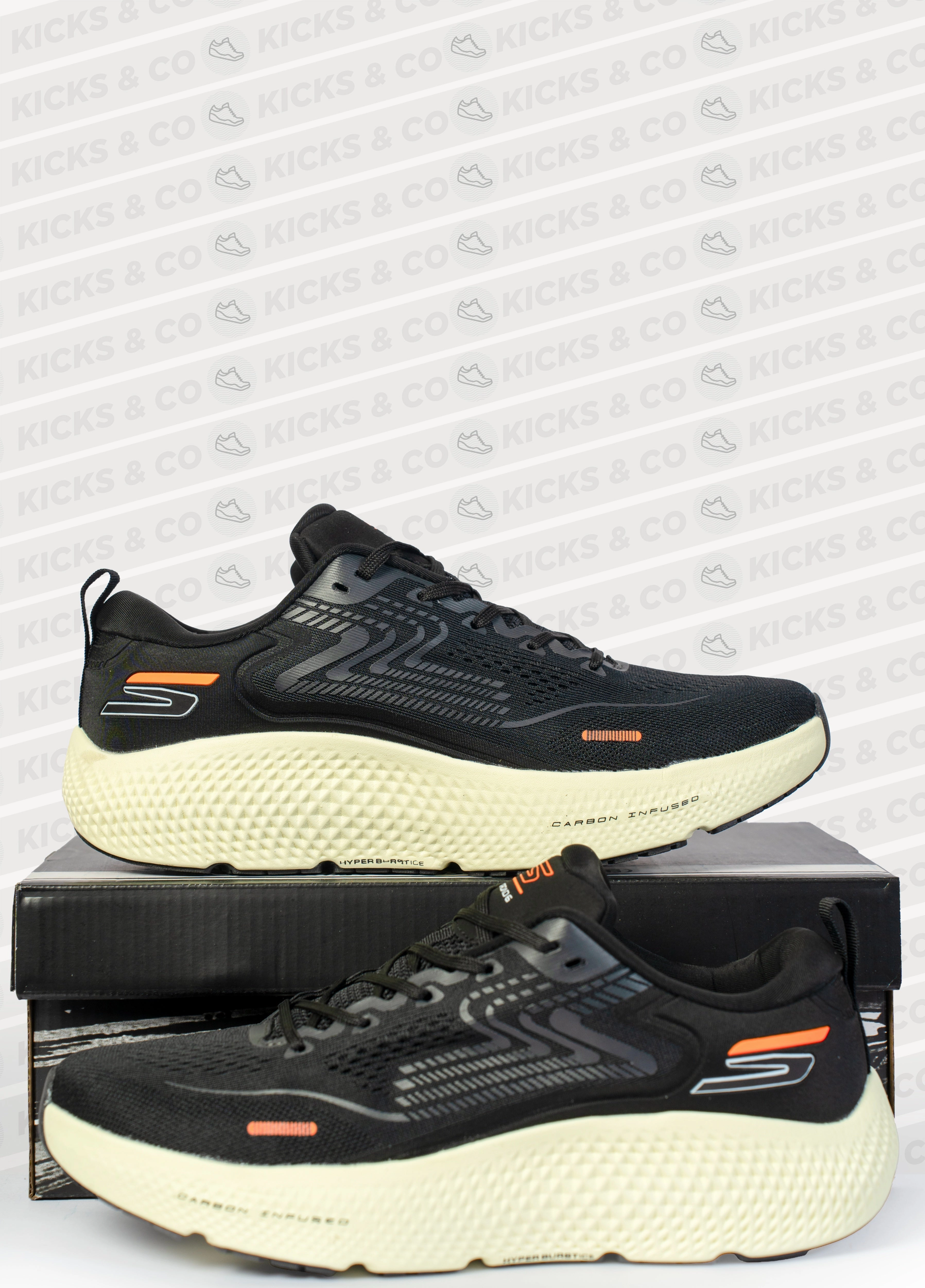 Djokovic Asics Shoes 2019 Skechers Shoes- Go Run Max (Black)