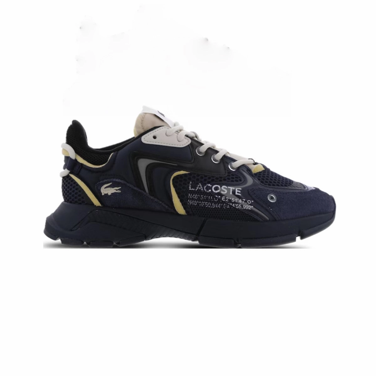 LACOSTE 7-45SMA0001NB0 L003 NEO 123 MN'S (Medium) Navy/Black Synthetic Running Shoes Show Stage Bold Tone
