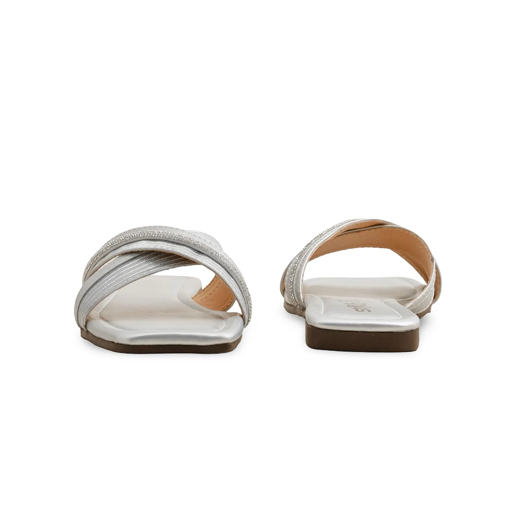 Slippers Wirecutter Silver Casual Women Slipper CL2139