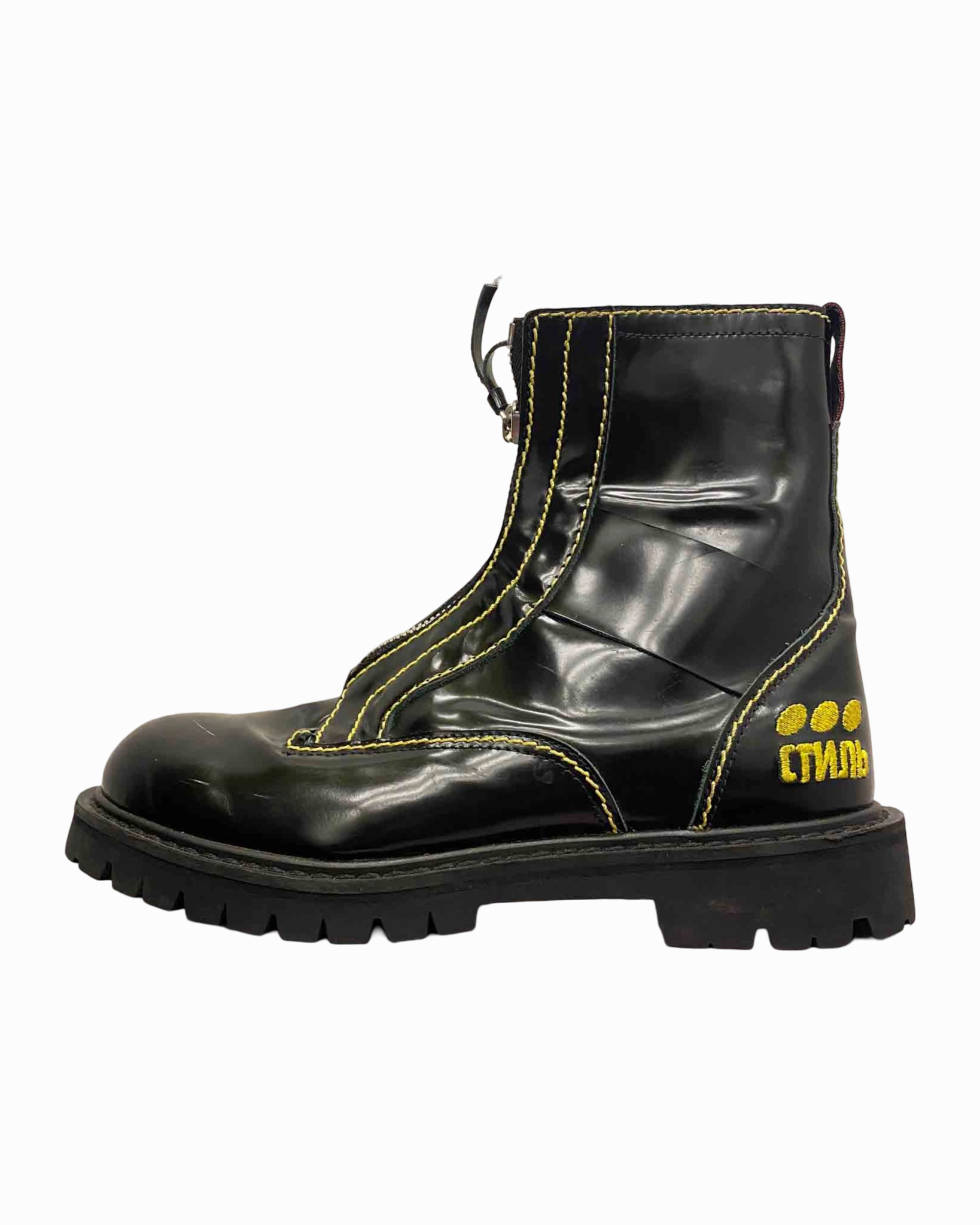 Adidas Ye Shoes Size 39 | Heron Preston Patent Leather Boots