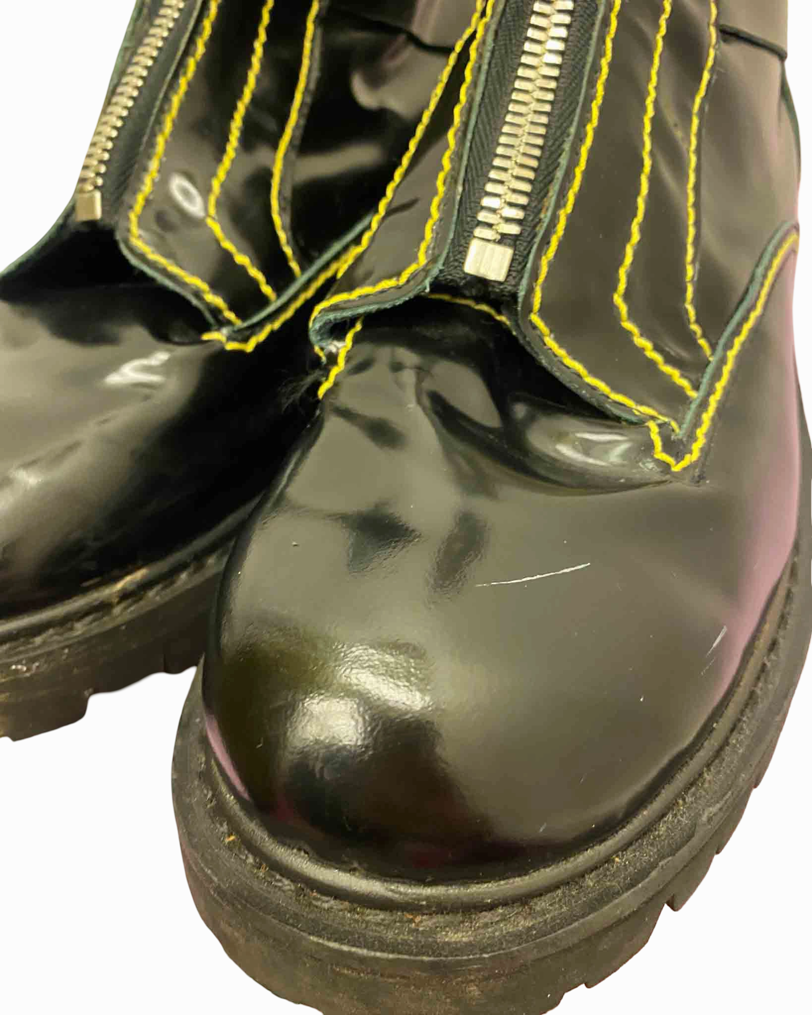 Size 39 | Heron Preston Patent Leather Boots Adidas Youth Futsal Shoes