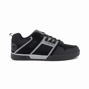 DVS F0000323005 COMANCHE 2.0  DAVE B. MN'S (Medium) Black/Grey Leather Skate Shoes French Ease