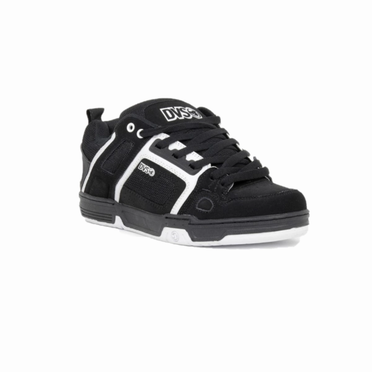 DVS F0000029972 COMANCHE MN'S (Medium) Black/White Leather & Nubuck Skate Shoes Lightweight Footwear Bronze Warm