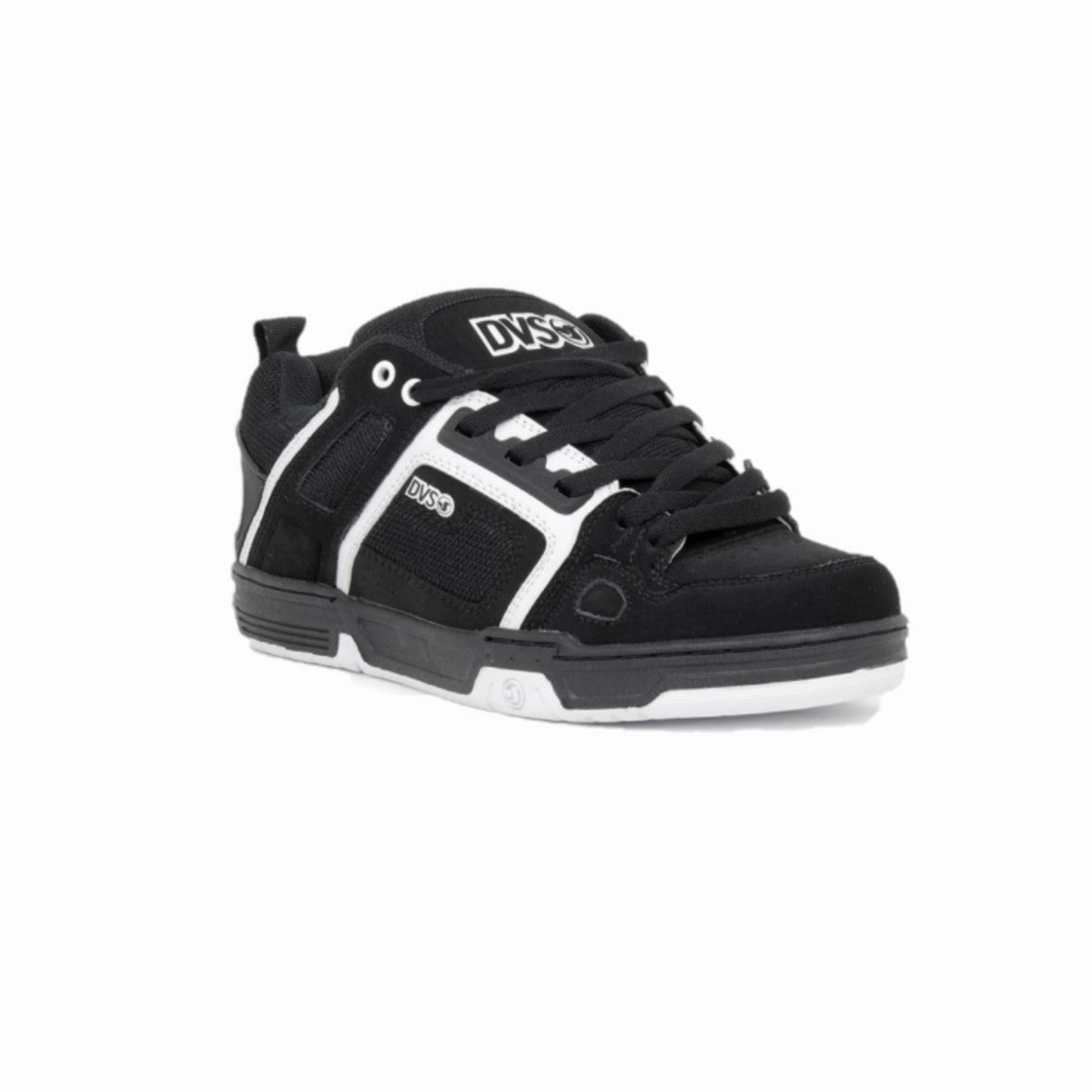 DVS F0000029972 COMANCHE MN'S (Medium) Black/White Leather & Nubuck Skate Shoes Lightweight Footwear Bronze Warm