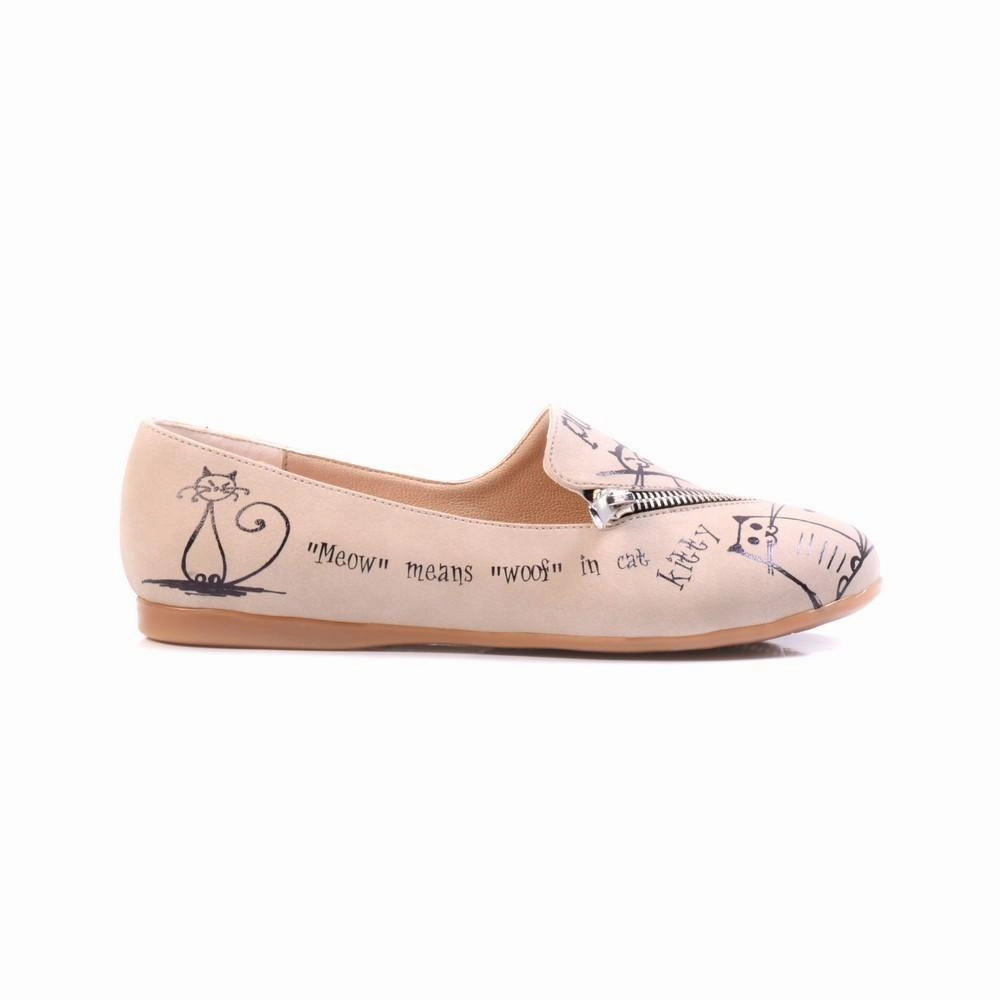 Sleepy Cat Ballerinas Shoes YAB305 construction