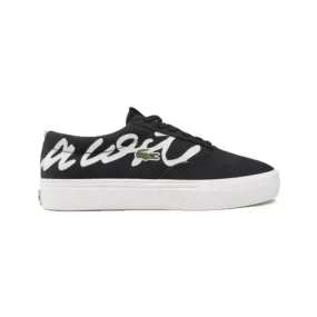 Active Lifestyle LACOSTE 7-42CMA0040454 Jump Serve Lace Canvas Logo MN'S (Medium) Black/Off White Textile Lifestyle Shoes