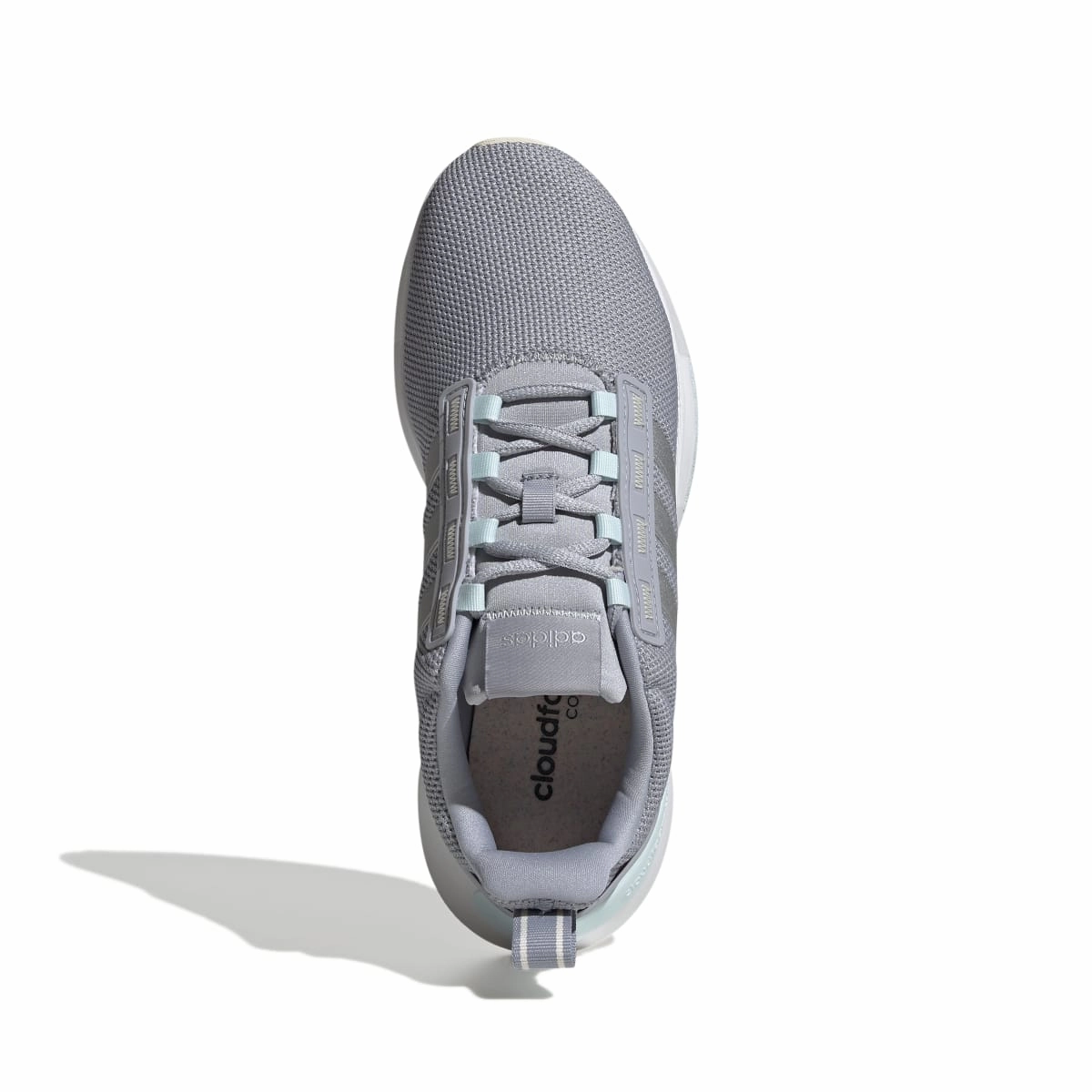 City Run Sky View ADIDAS GX4202 RACER TR21 WMN'S (Medium) Silver/Silver/Grey Leather & Textile Running Shoes