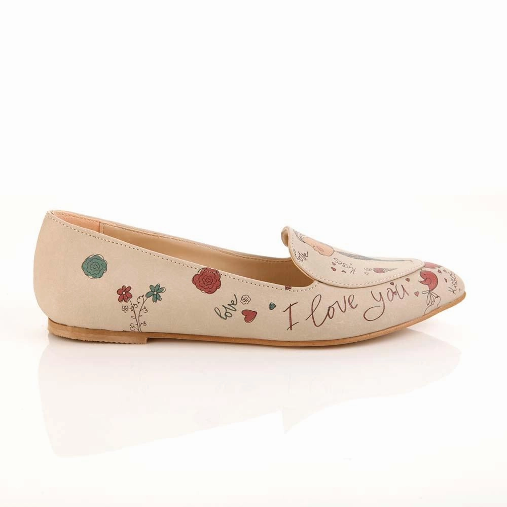Easy Flow I Love You Ballerinas Shoes OMR7206