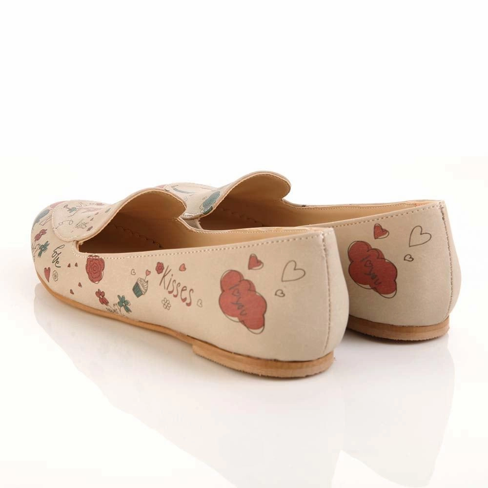 Global Cool I Love You Ballerinas Shoes OMR7206