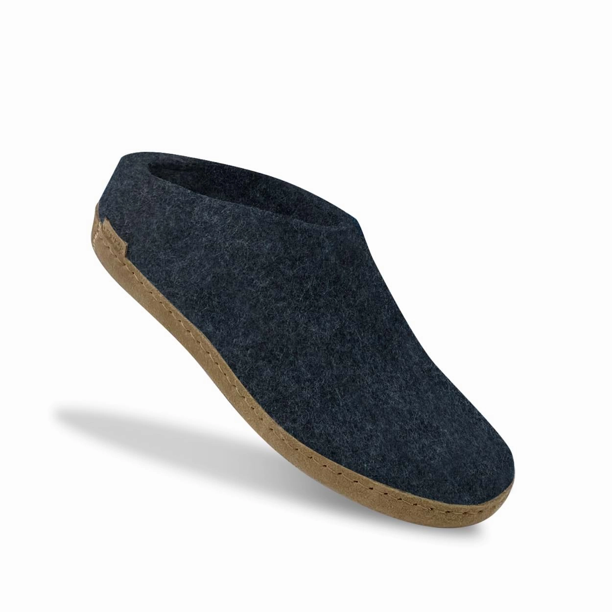 glerups Slip-on with leather sole Slip-on with leather sole Denim
