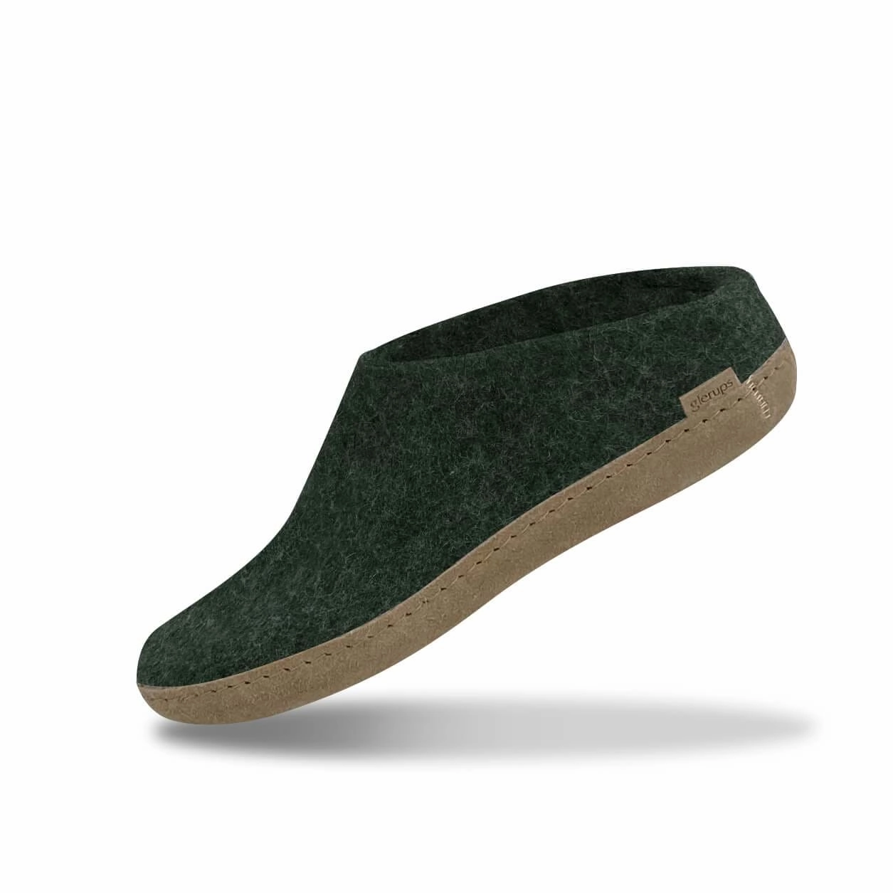 Resistant Cushion Durable outsole Slip-on with leather sole - Forest
