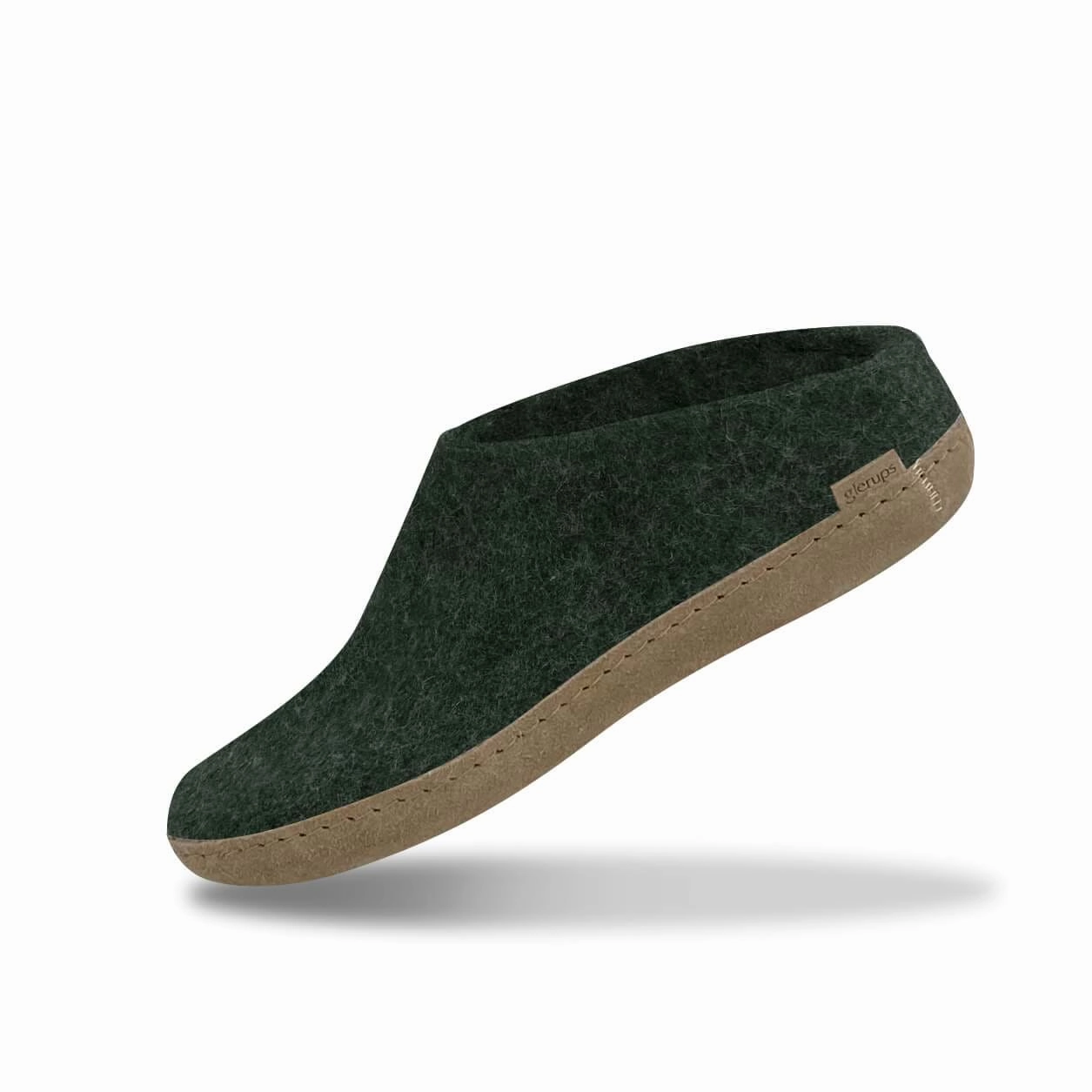 glerups Slip-on with leather sole Slip-on with leather sole Forest