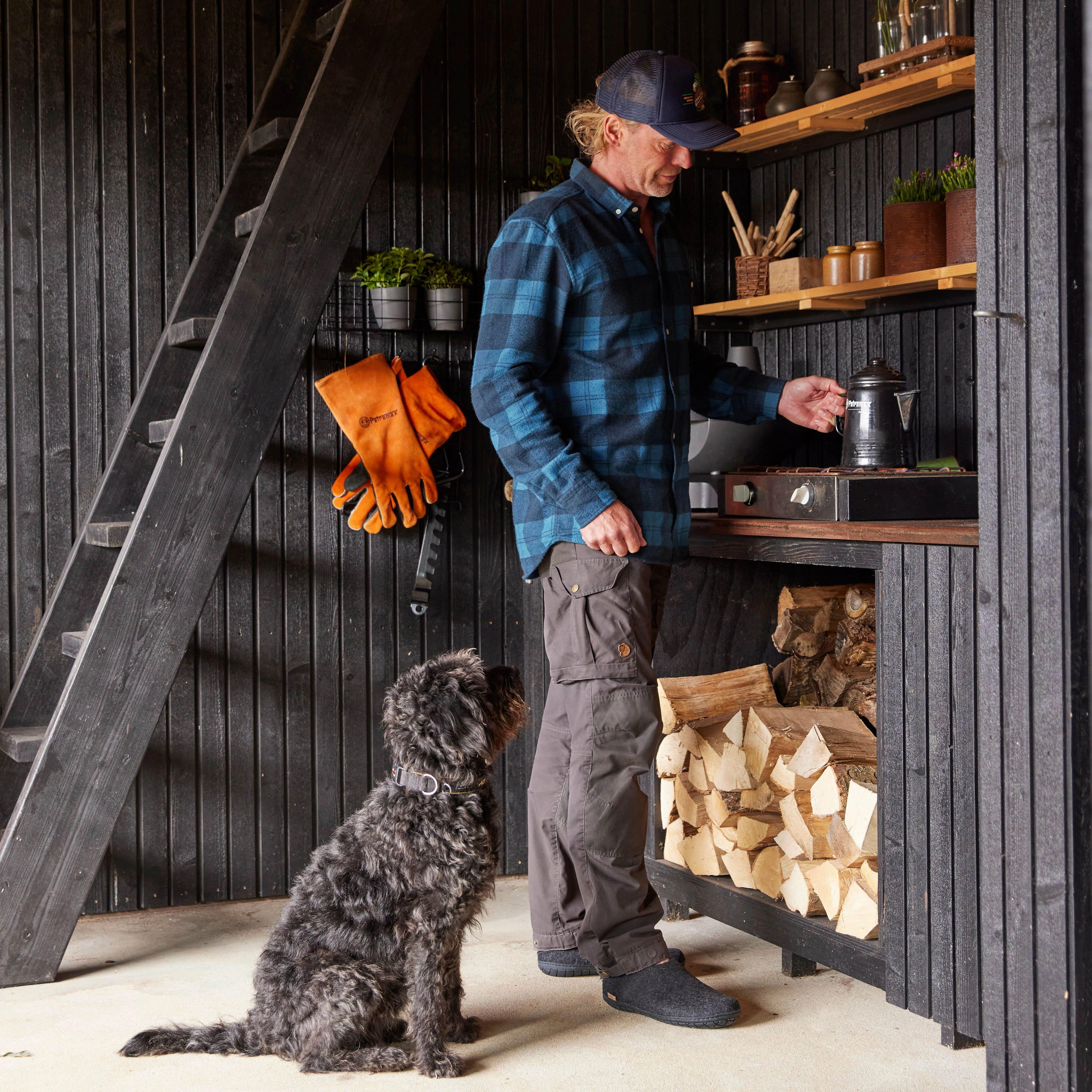 glerups Slip-on with natural rubber sole - black Slip-on with rubber sole Charcoal