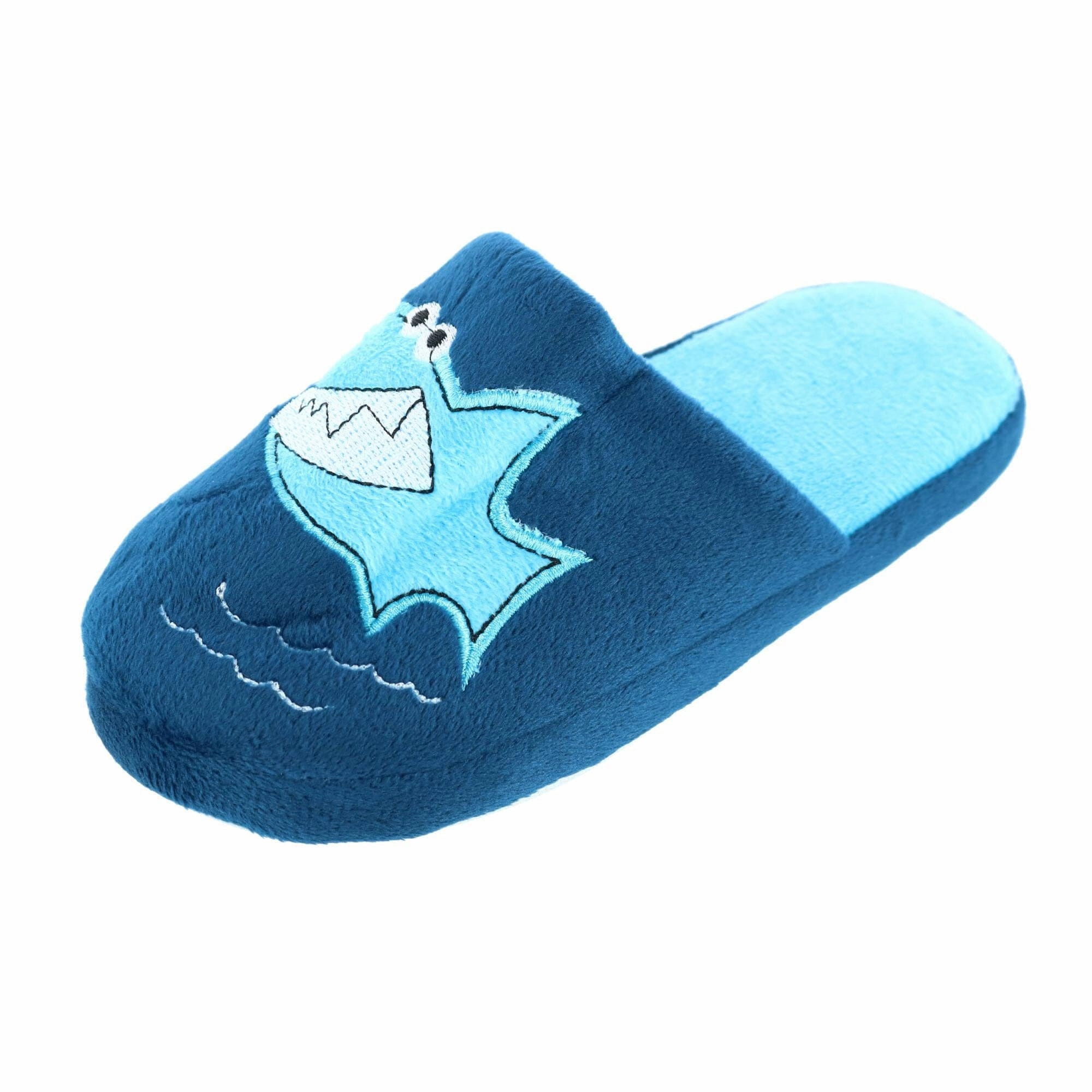 CTM Boy's Slide House Slippers with Shark Detail Dr Weil Slippers